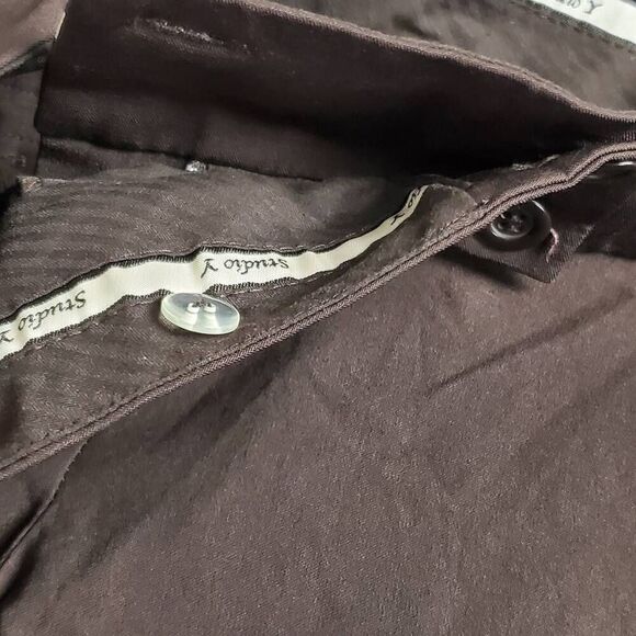Studio Y Size 3/4 short Brown Dress Pants - Picture 8 of 8